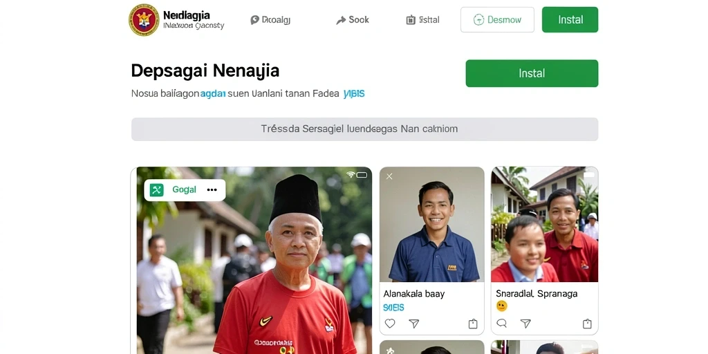 Menu navigasi yang sederhana dan mudah digunakan.