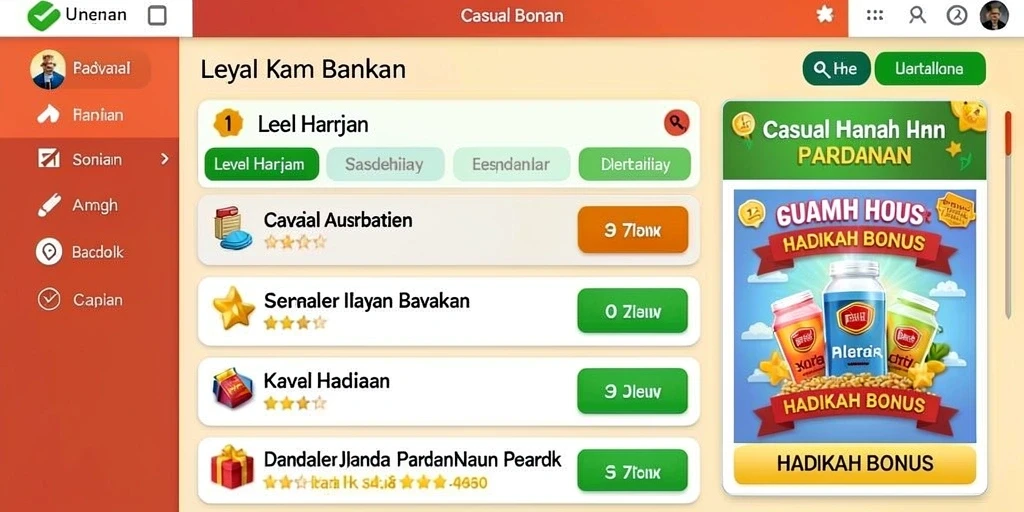 Grafis yang memikat dan penuh warna.